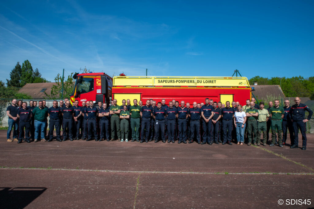 préparation opérationnelle feux de forêts SDIS 45 formation FDF