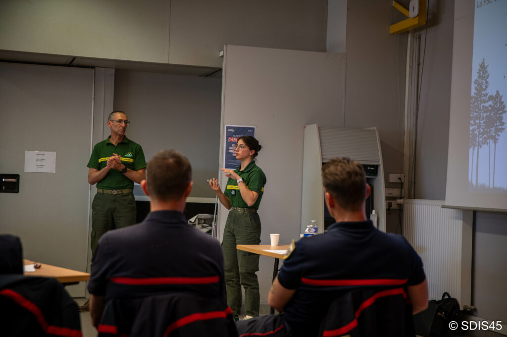 préparation opérationnelle feux de forêts SDIS 45 formation FDF