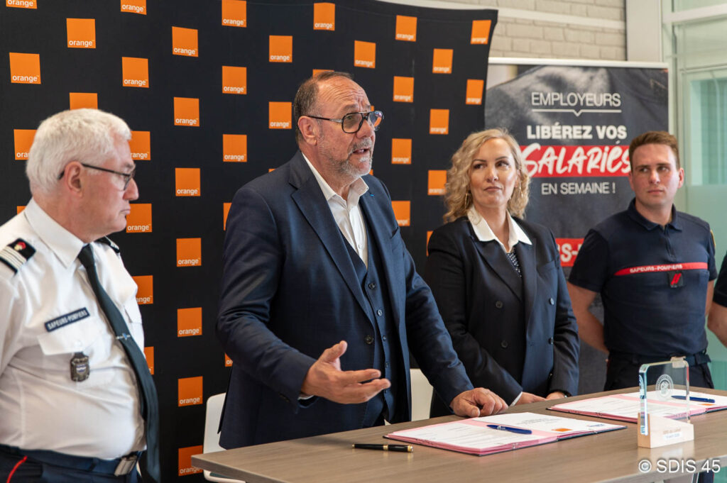 Engagement des sapeurs-pompiers volontaires – SDIS et Orange