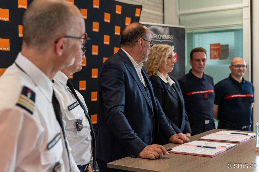 Engagement des sapeurs-pompiers volontaires – SDIS et Orange