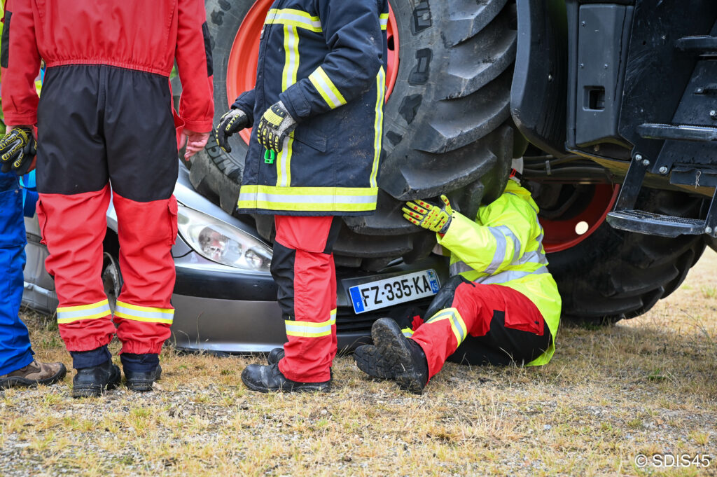 Premier entraînement USAR dédié au secours routier lourd