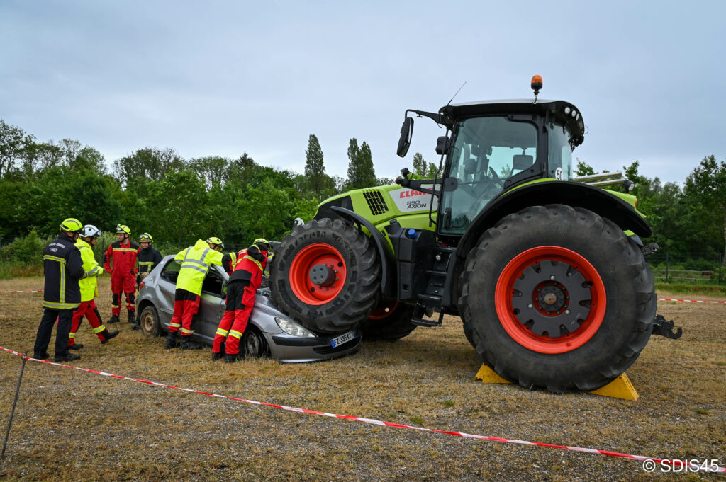Premier entraînement USAR dédié au secours routier lourd