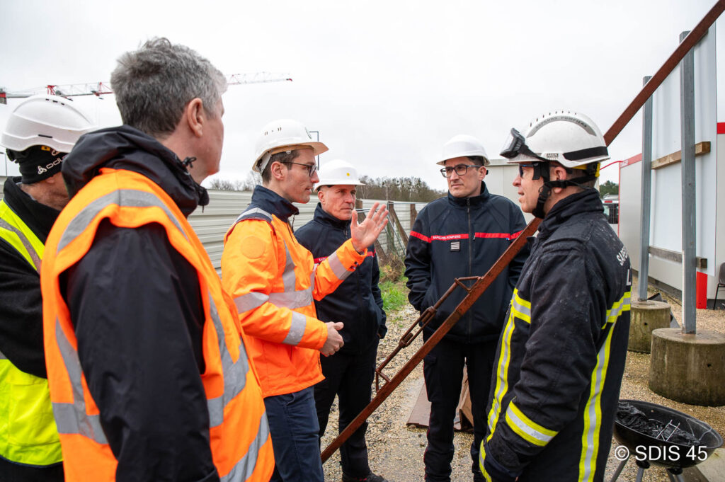 Lycée de Châteauneuf-sur-Loire - Visite de chantier